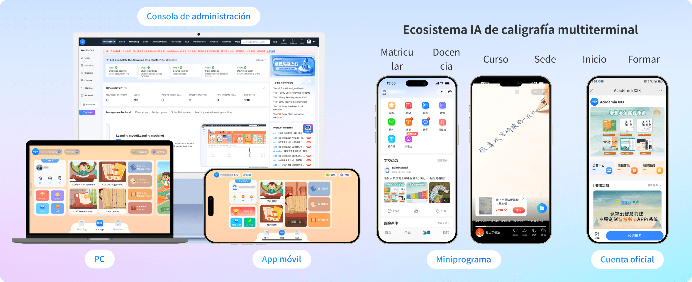 Sistema calig. Lingzhi Cloud